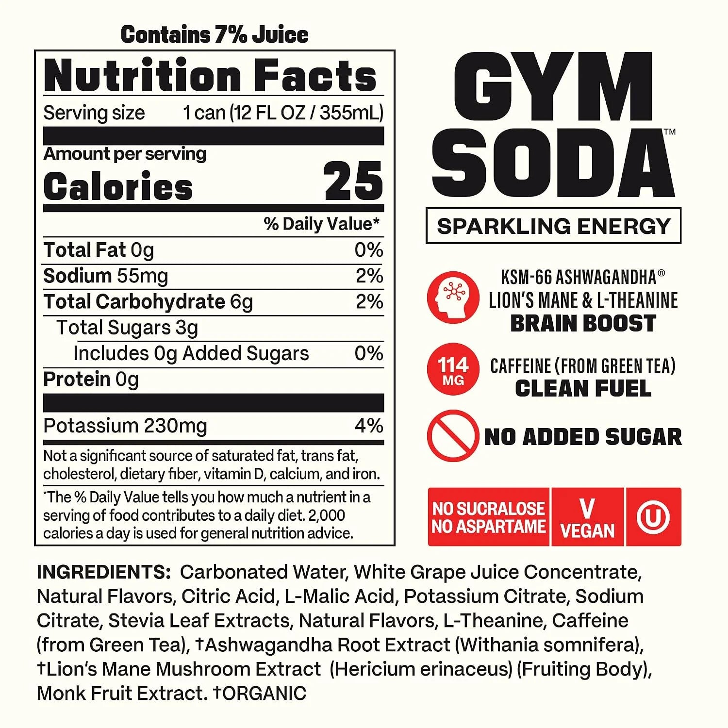 Gym Soda Sparkling Energy Drink, Team Faves, Formerly Gym Weed, 12pk
