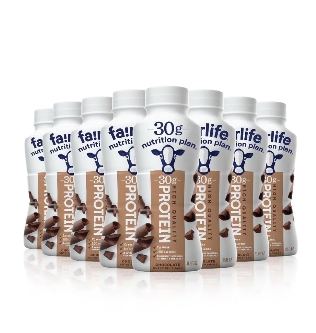Nutrition Plan - Chocolate High Protein Shake - 30g protein (8 Pack)